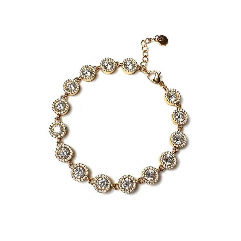 Bracelet styled with a cuff