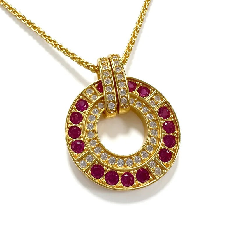 Rouge halo necklace packaging